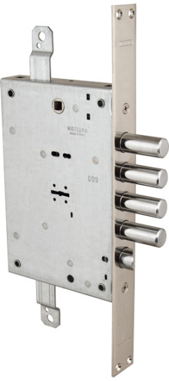 Замок врезной сувальдный с защёлкой 52.771 (универсальный), без накл. | Сталь, 18 мм