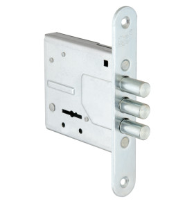 Замок врезной сувальдный ЗВ8-4С/1 (без отв. планки), 3 кл. /76601/