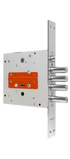 Замок врезной сувальдный с защёлкой ЗВ9-8 МК4/15, 5 кл. /77740/ | Сталь, 15,7 мм