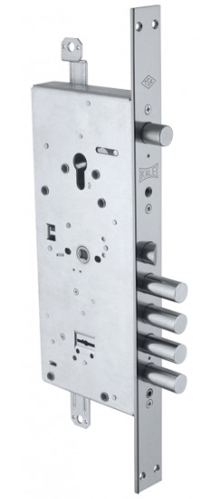 Замок врезной двухсистемный 476 LR перекодируемый SMART LINE АКЦИЯ | Сталь, 18 мм