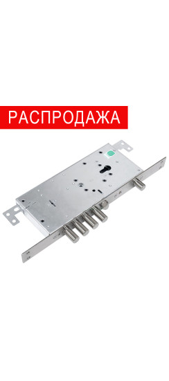 Замок врезной двухсистемный ЗВ 75.14 Т с тягами, 5 кл. /128:4242/ | Сталь, 18 мм