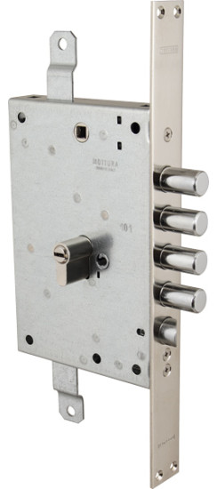 Корпус врезного замка с защёлкой 85.971-D RN (правый) | Сталь, 18 мм