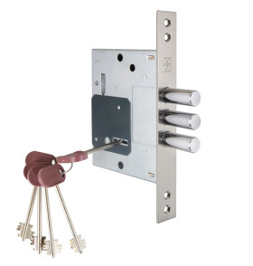 Замок врезной сувальдный Project DP25.170, ключ 50 мм