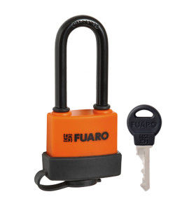 Замок навесной PL-WEATHER-3640 LS 3key (PL-3640 LS) удл. дужка, англ./блистер