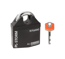 Замок навесной PL-STORM-3660 4 key (дисковый ключ)