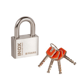 Замок навесной PL-INOX FORCE IF-60 4 key (дисковый ключ)