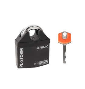 Замок навесной PL-STORM-3650 4 key (дисковый ключ)