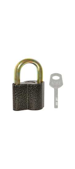 Замок навесной PD-4050 (PD-40-50) 3 fin key /коробка | Алюминий