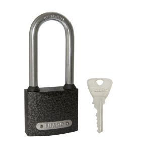 Замок навесной PL-UNI-0163-L (PL-01-63-L) 3key англ. /блистер