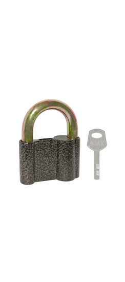 Замок навесной PD-4070 (PD-40-70) 3 fin key /коробка | Алюминий