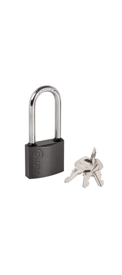 Замок навесной PK-0150 L 3 key англ.ключ. | Чугун