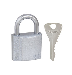 Замок навесной PL-PROTEC-3038 3key (PL-3038) англ. /блистер