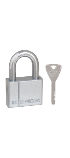 Замок навесной PL-PROTEC-2550 4 fin key (PL-2550) фин. /блистер. | Чугун, Повышенной защищенности