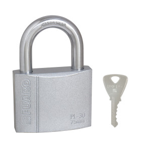 Замок навесной PL-PROTEC-3075 3key (PL-3075) англ. /блистер