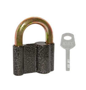 Замок навесной PD-4080 (PD-40-80) 3 fin key /коробка