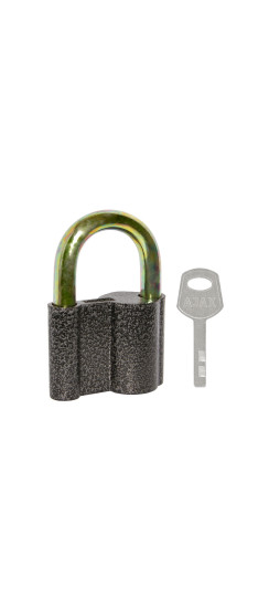 Замок навесной PD-4060 (PD-40-60) 3 fin key /коробка | Алюминий