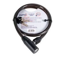 Замок тросовый PK-BIKE-1080-KEY (10х800) 2key/подвес