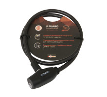 Замок тросовый PL-BIKE-0880-KEY (8х800) 2key(PL-0880-KEY) /подвес