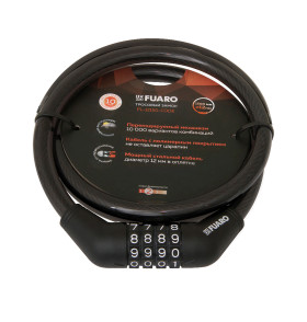 Замок тросовый PL-BIKE-12150-CODE (12х1500) (PL-12150-CODE) перекод. /подвес