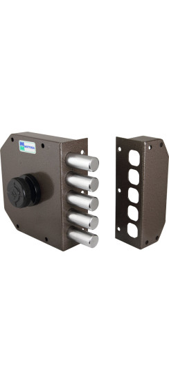 Замок накладной 30.601 D (правый) | Латунь, 18 мм