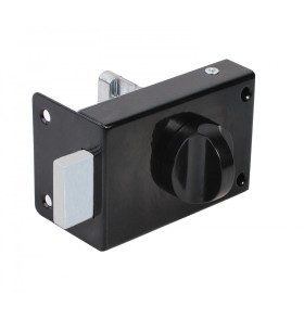 Замок накладной цилиндровый ЗН1 черный