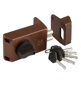 Замок накладной ЗНД1А/Д полимер/покр /88300/