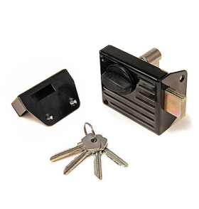 Замок накладной ЗН1-2.1 (черный)