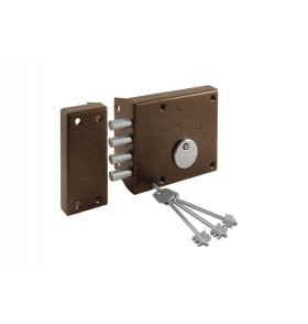 Замок накладной ЗН4-2 (медь)