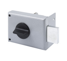 Замок накладной цилиндровый ЗН1-1.1 ГЛ серый, 5 кл.