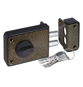 Замок накладной ЗН 1-3-1 бронза