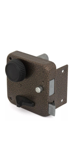 Замок накладной ЗН3А-1 | Сталь, 12x28 мм