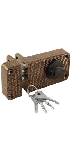 Замок накладной ЗН2-6 (медь) | Сталь, 11 мм