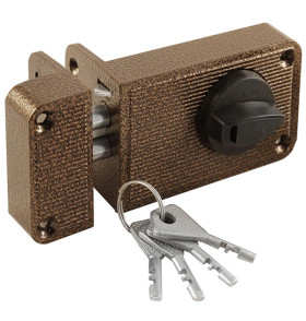 Замок накладной ЗН2-6 (медь)