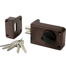 Замок накладной ЗН2-3 (медь)