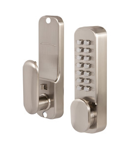 Замок накладной кодовый RIM-200 code SN мат.никель