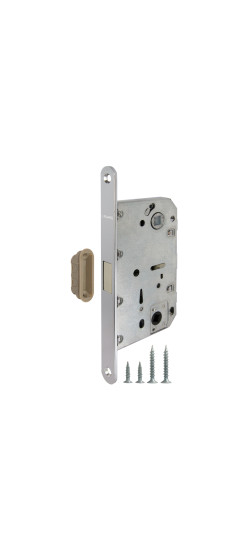 Защелка врезная MAGNM96WC-50 (M96WC-50) CP хром | Магнитная защелка, 8 мм