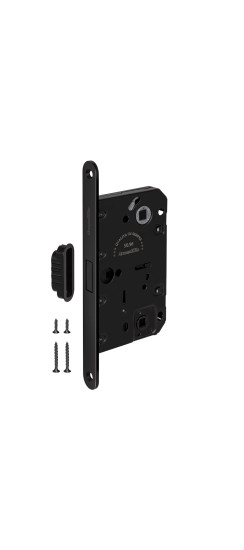 Магнитная защелка WC с ответной планкой GRAVITY G01.190.50.96 BL черный | Магнитная защелка, 8 мм