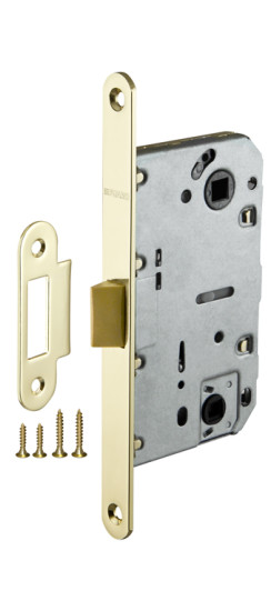 Защелка PLASTP96WC-50 (P96WC-50) GP латунь | Пластиковая защелка, 8 мм