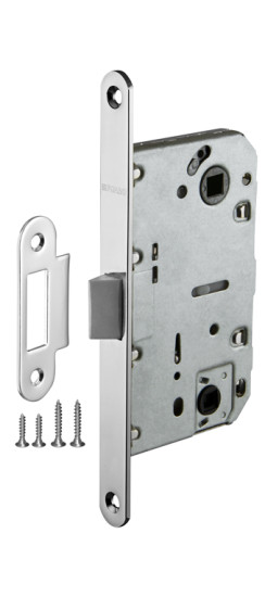 Защелка PLASTP96WC-50 (P96WC-50) CP хром | Пластиковая защелка, 8 мм