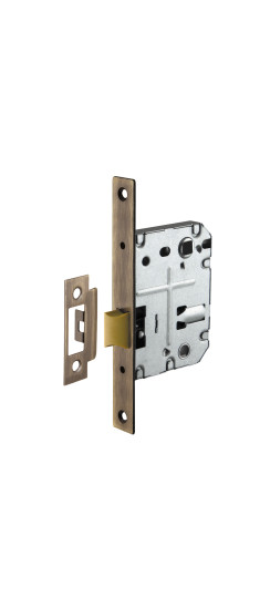 Защелка врезная PLASTLP72-50 (LP72-50) ABG зеленая бронза | Пластиковая защелка, Зеленая бронза, 8 мм