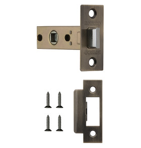 Защелка врезная METF12-45-25 (F12-45-25) AB бронза