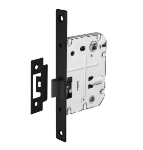 Защелка врезная PLASTLP72-50 (LP72-50) BL черный