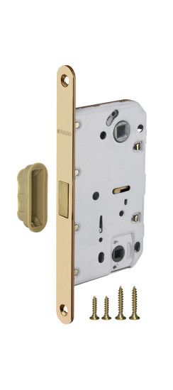 Защелка врезная MAGNM96WC-50 (M96WC-50) SSG сатинированное золото | Магнитная защелка, 8 мм