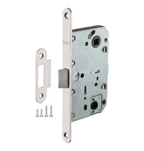 Защелка врезная LM/PL96WC-50/BL SN (мат.никель)