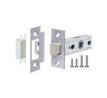 Защелка врезная PLASTP12-45-25 SSC сатинированный хром