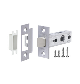 Защелка врезная PLASTP12-45-25 SSC сатинированный хром