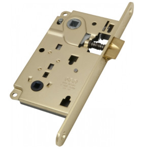 B01013.50.03 Защелка врезная WC защёлка вверху (латунь)