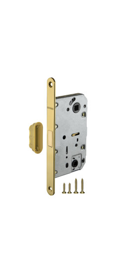 Защелка врезная MAGNM96WC-50 (M96WC-50) GOLD-24 золото 24K | Магнитная защелка, 8 мм