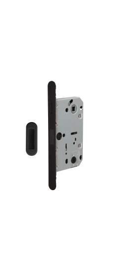 Магнитная защелка WC с ответной планкой GRAVITY.PRO G01.196.50.96 BL черный | Магнитная защелка, 8 мм