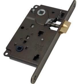 B01013.50.12 Защелка врезная WC защёлка вверху (античная бронза)